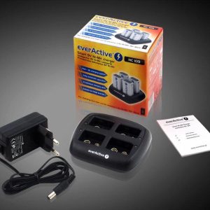Зарядно устройство EVERACTIVE NC109, за NIMH  батерии, 7.2V/8.4V, R22, 4 гнезда 1