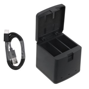 Зарядно за батерия за камери с три гнезда GoPro 9/ 10 / 11 / 12 With USB-C Cameron Sino 1