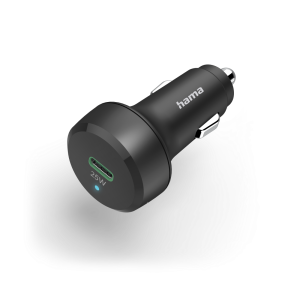 Зарядно за кола, USB-C, Qualcomm, 25W, HAMA-201638 1