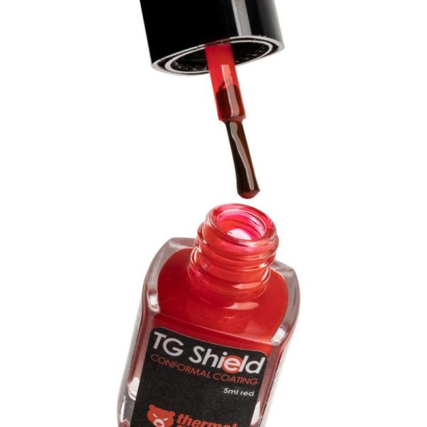 Защитен лак Thermal Grizzly Shield, 5ml, Червен 2