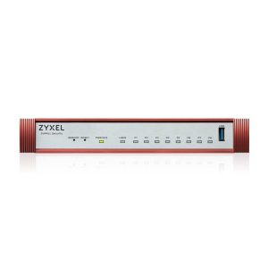 Защитна стена ZYXEL USG FLEX 100H 8x1Gbps, 1xUSB, без лиценз 1