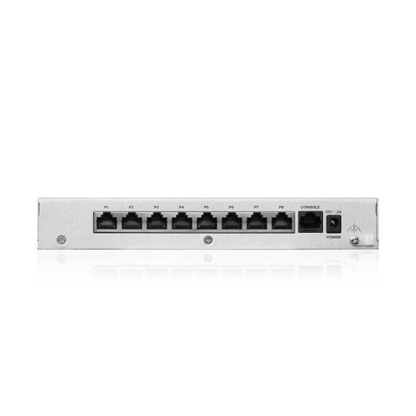 Защитна стена ZYXEL USG FLEX 100H 8x1Gbps, 1xUSB, без лиценз 3