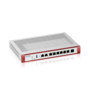 Защитна стена ZYXEL USG FLEX 200H 2x2.5Gbps 6x1Gbps, 1xUSB, без лиценз 1