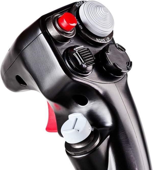 Жичен джойстик Thrustmaster F-16C Viper, Авиосимулатор за PC, Черен 4