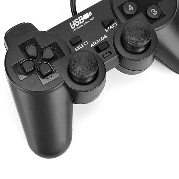 Жичен геймпад ESTILLO 703  Dual Vibration, USB, Черен 2