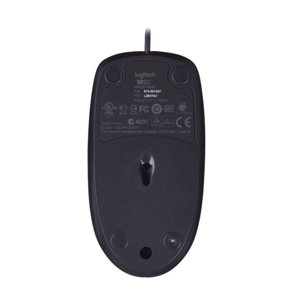 Жична оптична мишка LOGITECH M90 6