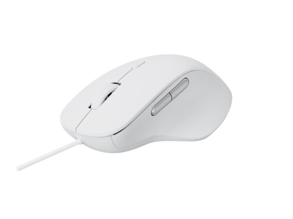 Жична оптична мишка RAPOO N500 Silent, Безшумна, Бяла 2