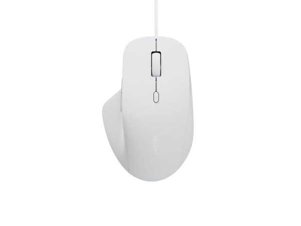 Жична оптична мишка RAPOO N500 Silent, Безшумна, Бяла 5