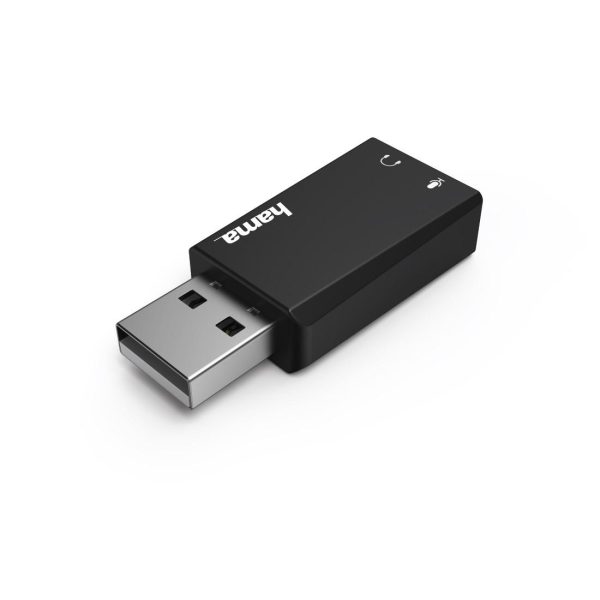 Звукова карта HAMA 2.0 Stereo, USB 2.0, Черен 2