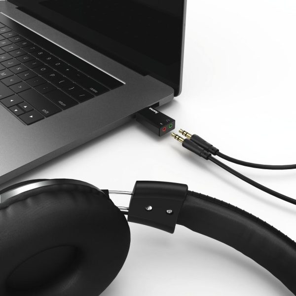 Звукова карта HAMA 2.0 Stereo, USB 2.0, Черен 3