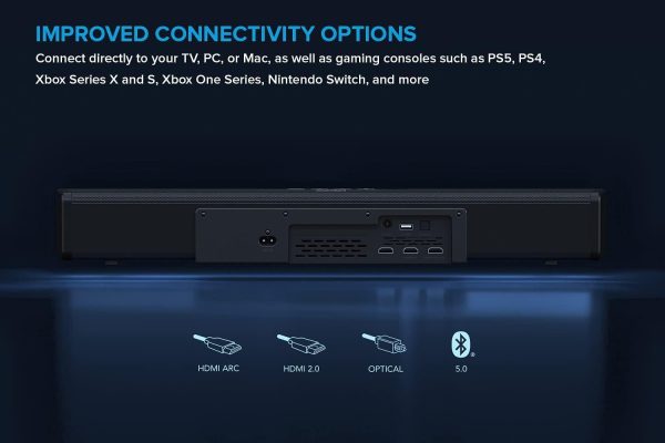 Звукова система 2.1 Creative Stage 360, Bluetooth 5.0, Dolby Atmos, HDMI 2.0, ARC, Черен 2