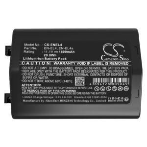 Батерия за апарат NIKON (EN-EL4) LiIon 11.1V 1800mAh Cameron Sino 1
