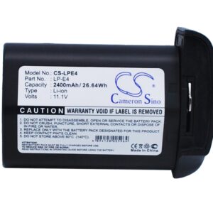 Батерия за камера CANON LPE4  LiIon 11.1V 2400mAh  Cameron Sino 1