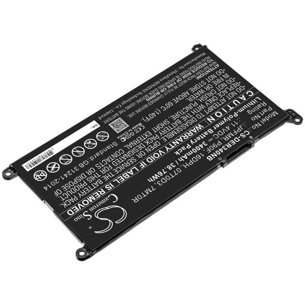 Батерия  за лаптоп  Dell Inspiron13MF Pro-D1508TS, Inspiron 14 5485, Vostro 15 5581, 01VX1H 11,4V 3400mAh CAMERON SINO 2