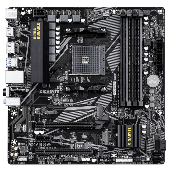Дънна платка GIGABYTE B550M DS3H AC R2 Socket AM4 1