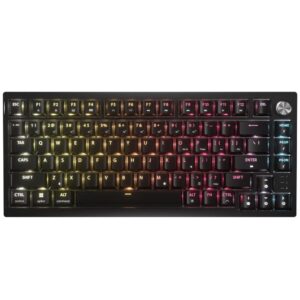 Геймърскa безжична/блутут механична клавиатура Corsair K65 Plus RGB 75% , Corsair MLX Fusion Tactile Yellow суич 1