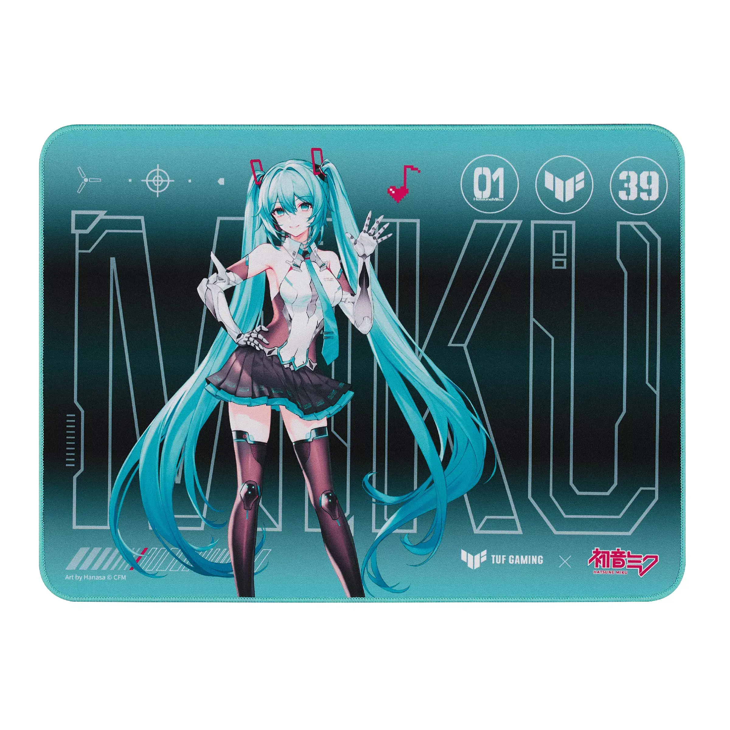 Геймърски пад за мишка ASUS TUF GAMING P1 Hatsune Miku Edition 1