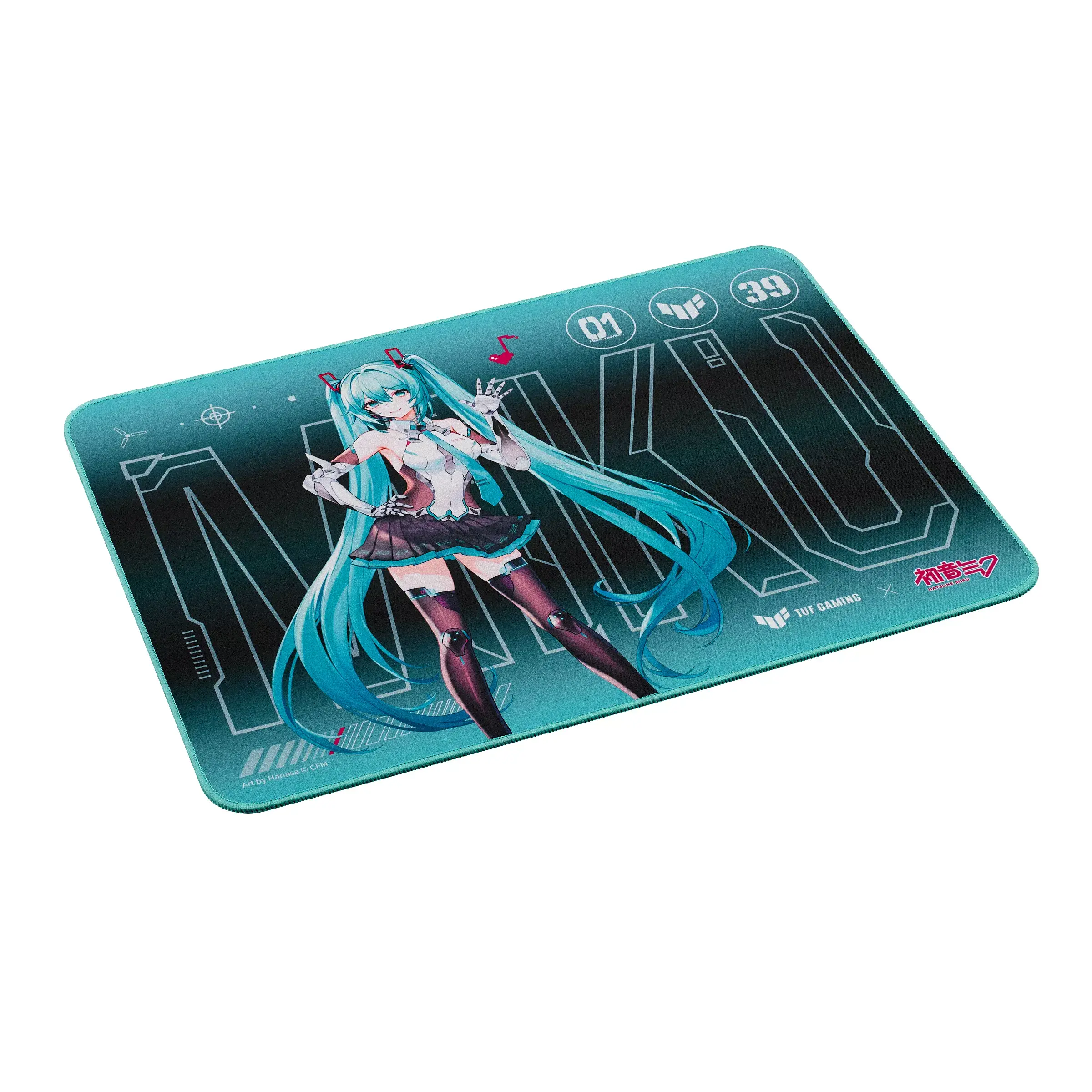 Геймърски пад за мишка ASUS TUF GAMING P1 Hatsune Miku Edition 3