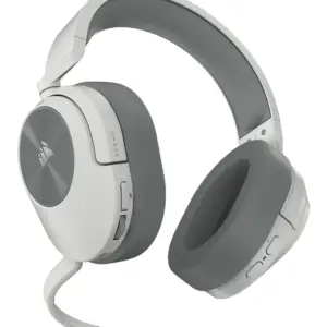 Геймърски слушалки с микрофон Corsair HS55 White безжични и блутут PC/PS5/PS4 1