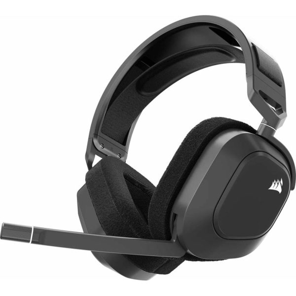 Геймърски слушалки с микрофон Corsair HS80 MAX Steel Grey безжични и блутут PC/PS5/PS4 3