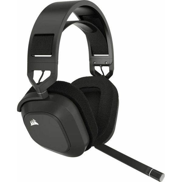 Геймърски слушалки с микрофон Corsair HS80 MAX Steel Grey безжични и блутут PC/PS5/PS4 4