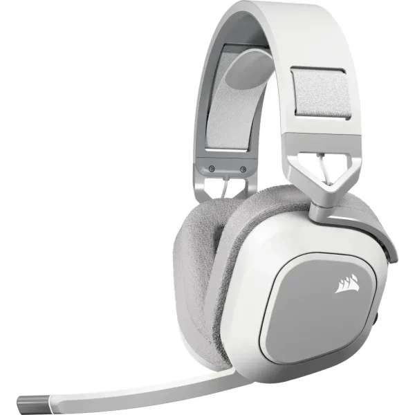 Геймърски слушалки с микрофон Corsair HS80 MAX White безжични и блутут PC/PS5/PS4 2