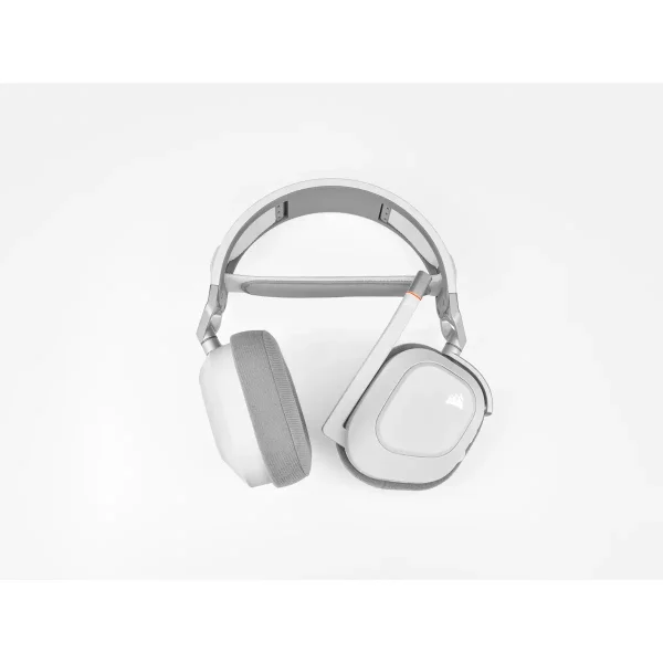 Геймърски слушалки с микрофон Corsair HS80 RGB White безжични PC/PS5/PS4 6