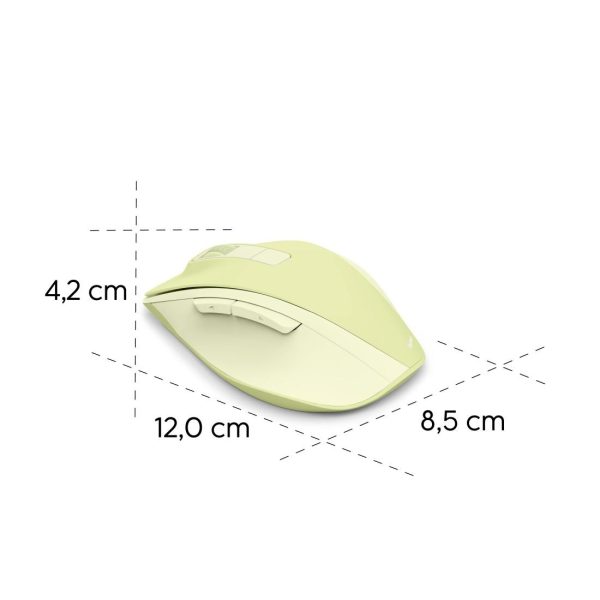 HAMA Безжична оптична мишка WM-500 Recharge, зелена, 6 бут.,800/1200/1600 dpi, безшумна 18