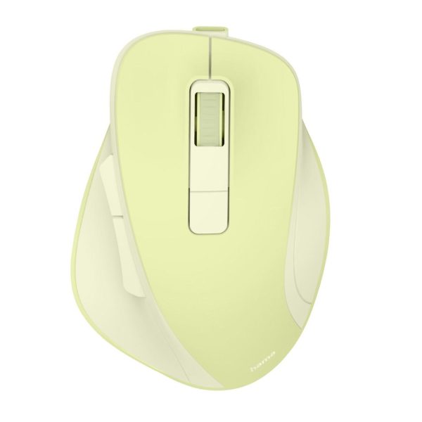HAMA Безжична оптична мишка WM-500 Recharge, зелена, 6 бут.,800/1200/1600 dpi, безшумна 25