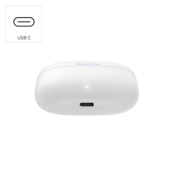 HAMA Блутут слушалки "Freedom Buddy II", True Wireless, Бял 12