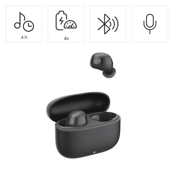 HAMA Блутут слушалки "Freedom Buddy II", True Wireless, Черен 10