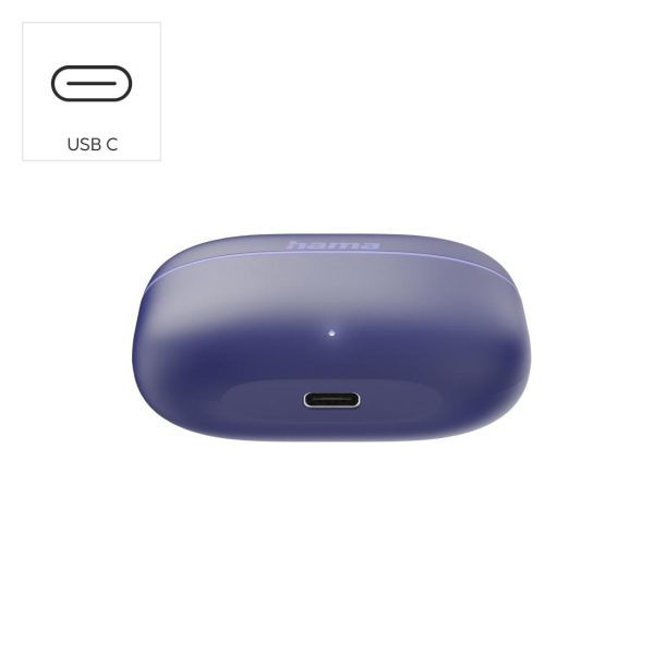 HAMA Блутут слушалки "Freedom Buddy II", True Wireless, Лилав 12