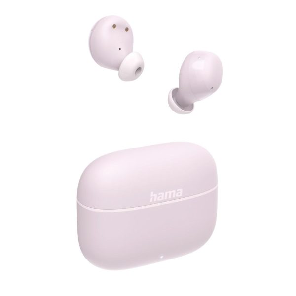 HAMA Блутут слушалки "Freedom Buddy II", True Wireless, Розов 9