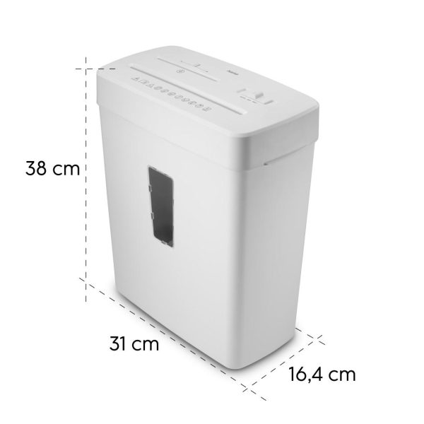 HAMA Шредер „Prime M50CD-B“, ниво на сигурност P5 T2 E2 O1, бял 12