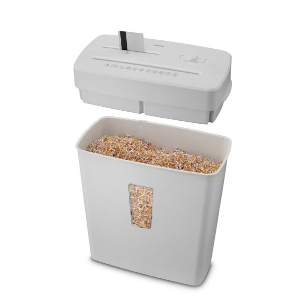 HAMA Шредер „Prime M50CD-B“, ниво на сигурност P5 T2 E2 O1, бял 6