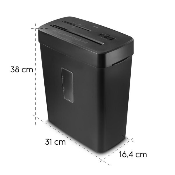 HAMA Шредер „Prime M50CD-B“, ниво на сигурност P5 T2 E2 O1, черен 11