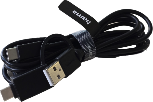 HAMA Жичен комплект клавиатура и мишка CKM-200, USB-A, USB-C 13