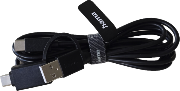 HAMA Жичен комплект клавиатура и мишка CKM-200, USB-A, USB-C 14