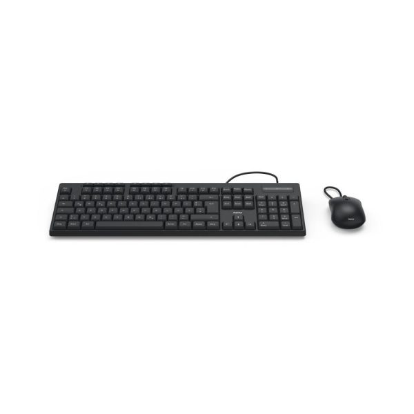 HAMA Жичен комплект клавиатура и мишка CKM-200, USB-A, USB-C 2