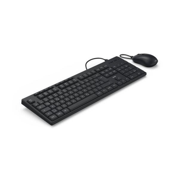 HAMA Жичен комплект клавиатура и мишка CKM-200, USB-A, USB-C 4
