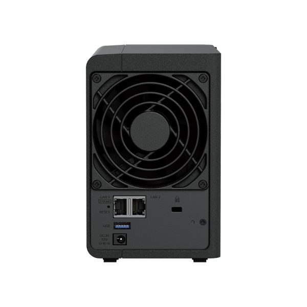 Мрежов сторидж Synology DS225+, за 2 диска, Intel Celeron J4125 , 2GB DDR4 SODIMM 6