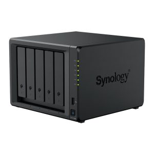 Мрежов сторидж Synology NAS DS1525+, за 5 диска, AMD Ryzen V1500B, 8GB DDR4 SODIMM 1
