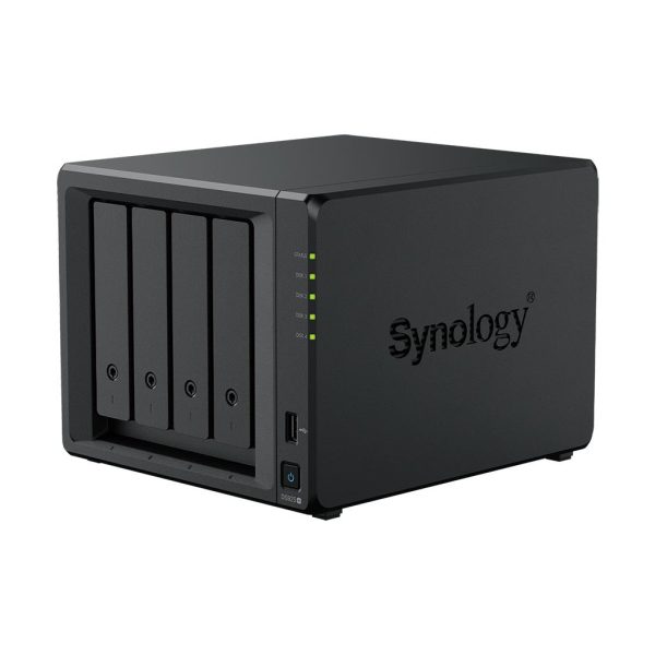 Мрежов сторидж Synology NAS DS925+, за 4 диска, AMD Ryzen V1500B, 4GB DDR4 SODIMM 1
