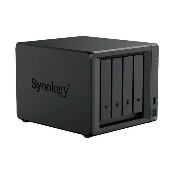 Мрежов сторидж Synology NAS DS925+, за 4 диска, AMD Ryzen V1500B, 4GB DDR4 SODIMM 3