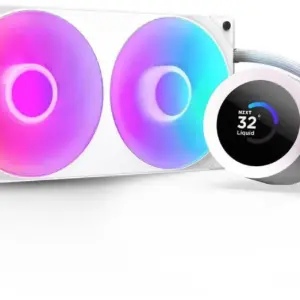 Охладител за процесор NZXT Kraken Plus 240 RGB LCD Display - White 1
