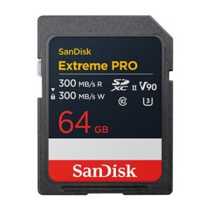 SanDisk Карта памет Extreme Pro SDXC 64GB 300MB/s & 300Mb/s Class 10 V90 UHS-II 1