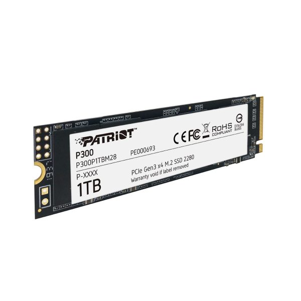 SSD Patriot P300 Gen3, 1TB, NVMe, M.2 4