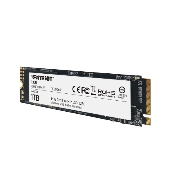 SSD Patriot P300 Gen3, 1TB, NVMe, M.2 5