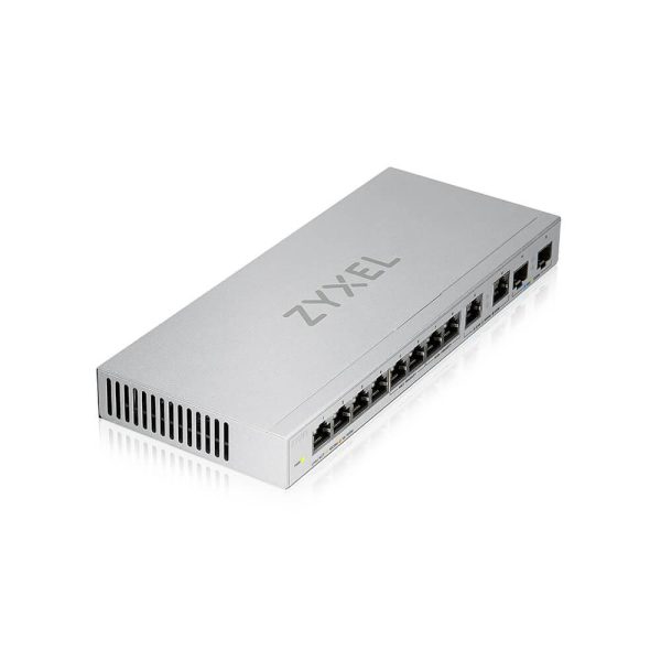Суич ZYXEL XGS1010-12, 10 портов неуправляем, Gigabit, 2xSFP  2