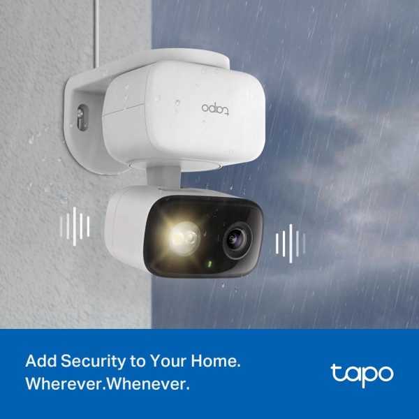 TP LINK Камера за наблюдение Wi-Fi  C206, външна и вътр.употреба, Pan/Tilt, microSD, Water and Dust Resistance 4